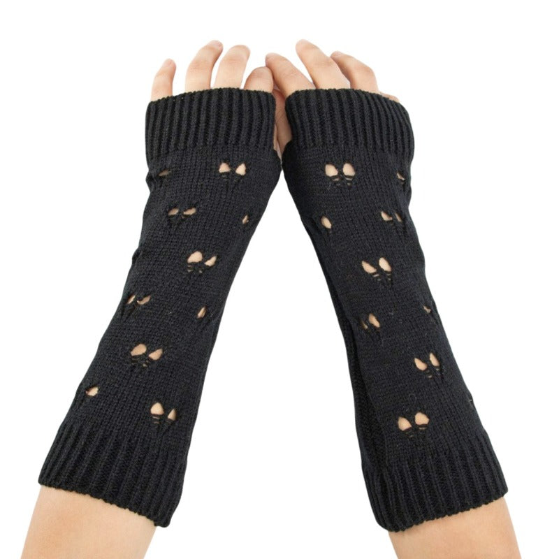 Arm Warmers Fairy Grunge Fingerless Gloves Punk Goth Emo Accessories For Women Girls 3