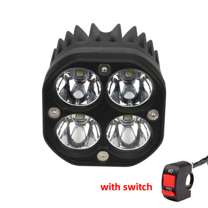 Square LED Work Lights, Motorcycle Pod Lamp, Offroad Tractor Truck UTV ATV Fog Spotlight