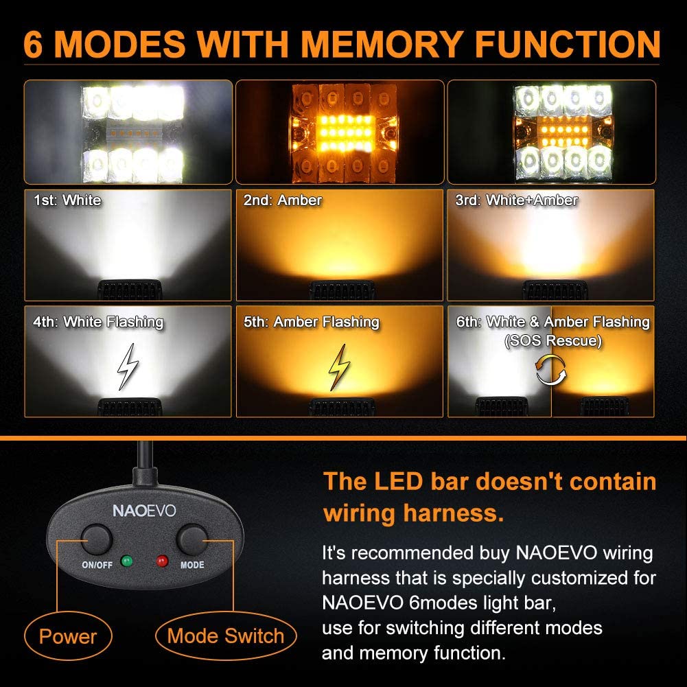 LED Work Light Bar Pods Auto DRL Fog Lamp For Truck Jeep Tractor Boat Motorcycle ATV 1