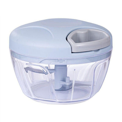 Garlic Press Crusher, Manual Meat Mincer, Vegetable Onion Cutter, Rotate Chopper for Kitchen Cooking Accessories