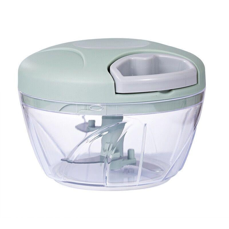 Garlic Press Crusher, Manual Meat Mincer, Vegetable Onion Cutter, Rotate Chopper for Kitchen Cooking Accessories