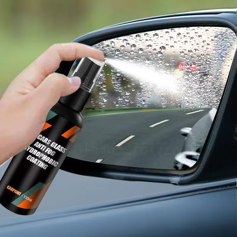 Hydrophobic Waterproof Car Glass Spray, Nano Coating Repellent, Anti-rain Agent, Oil Film Removing Auto Glass Cleaner