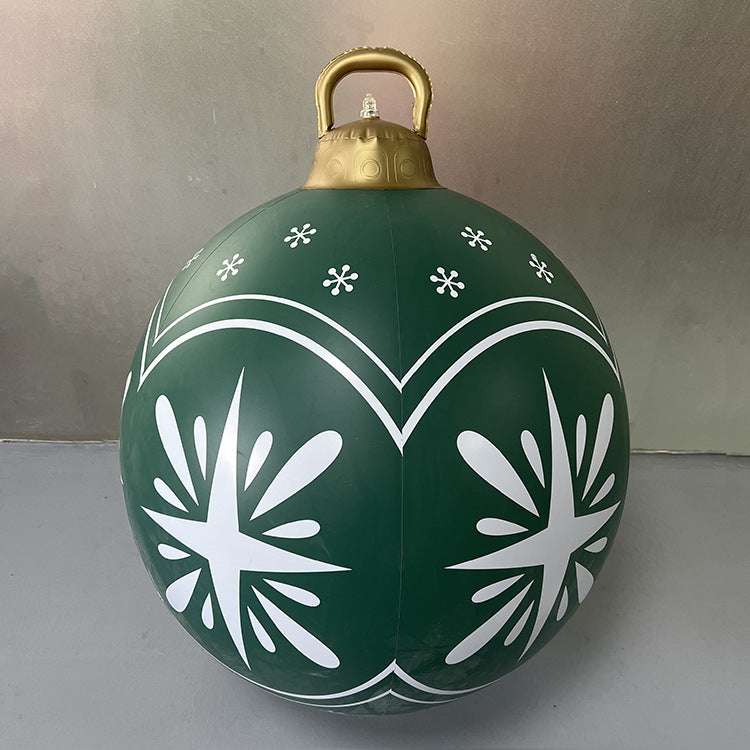 PVC Inflatable Christmas Ball Large Outdoor Giant Decorated Balls Big Party Tree Decorations Toy Ba 21