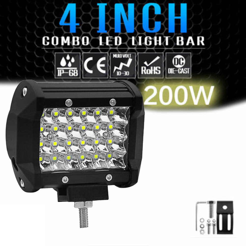 Off Road LED Spotlight Bar Car Working Light Night Driving Lamp For Truck SUV Tractor Headlight 2