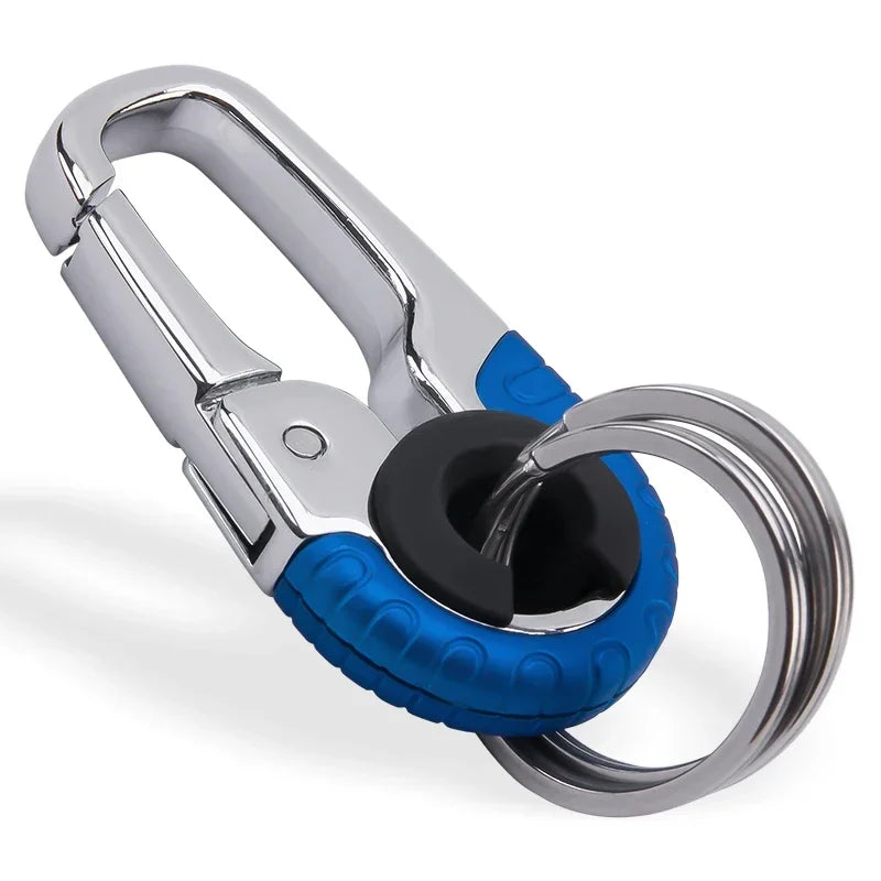 Stainless Steel Keychain Buckle For Men Key Ring Hook Outdoor Carabiner Keyfob Climbing Key Chain A 4