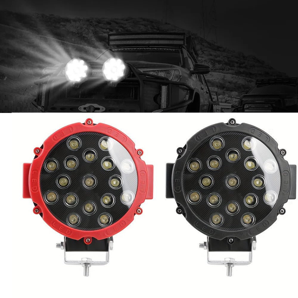 Off Road Bright LED Spotlight, Car Work Headlight Lamp, Automotive Accessory for Truck JEEP Hummer
