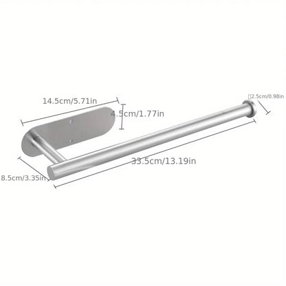 Adhesive Paper Towel Holder Kitchen Tissue Hanger Toilet Roll Dispenser Storage Napkin Rack Bathroo 5