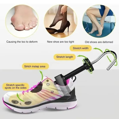 Professional Adjustable Shoe Stretcher  Expandable Shoe Trees For Men  Womens Boots Heels And Sneak 1