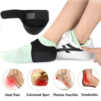 Plantar Fasciitis Heel Cups  UShaped Silicone Gel Insoles For Heel Pain Relief  Foot Support Men  W 3