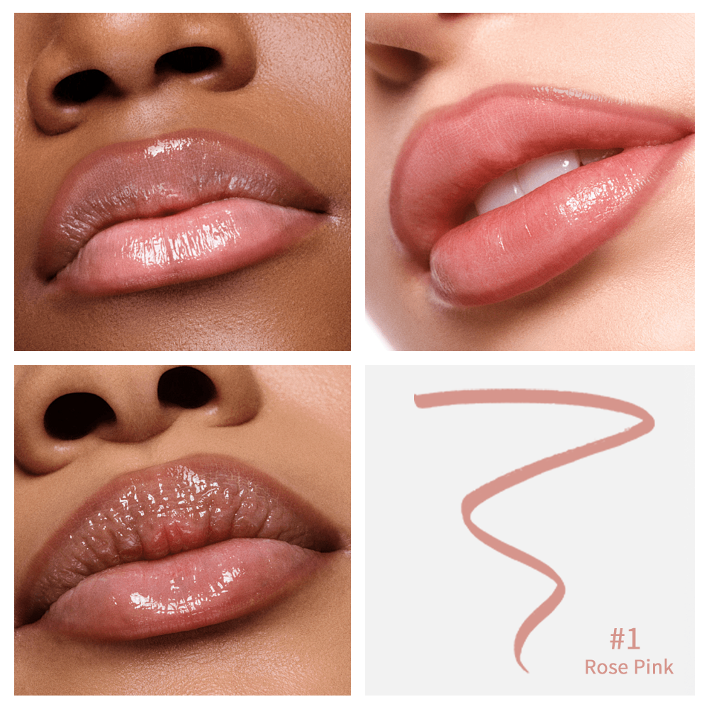 Peel Off Tattoo Waterproof Lip Liner, Lipgloss Matte Lip Tint, Long Lasting Brown Contour Lip Stain