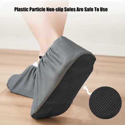 Reusable Thick NonSlip Shoe Covers  Washable IndoorOutdoor Overshoes For Carpet  Floor Protection 1