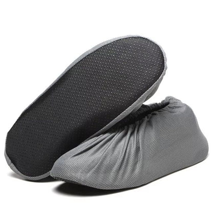 Reusable Thick NonSlip Shoe Covers  Washable IndoorOutdoor Overshoes For Carpet  Floor Protection 6