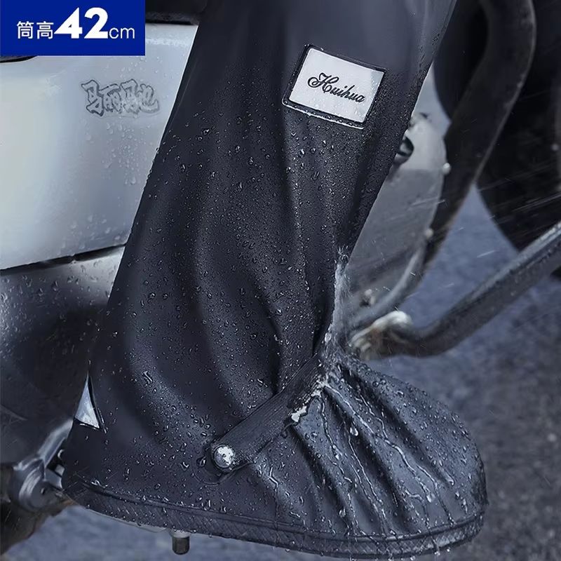 Thickened HighTube Waterproof Rain Boot Covers  Reusable Motorcycle  Cycling Outdoor NonSlip Oversh 5