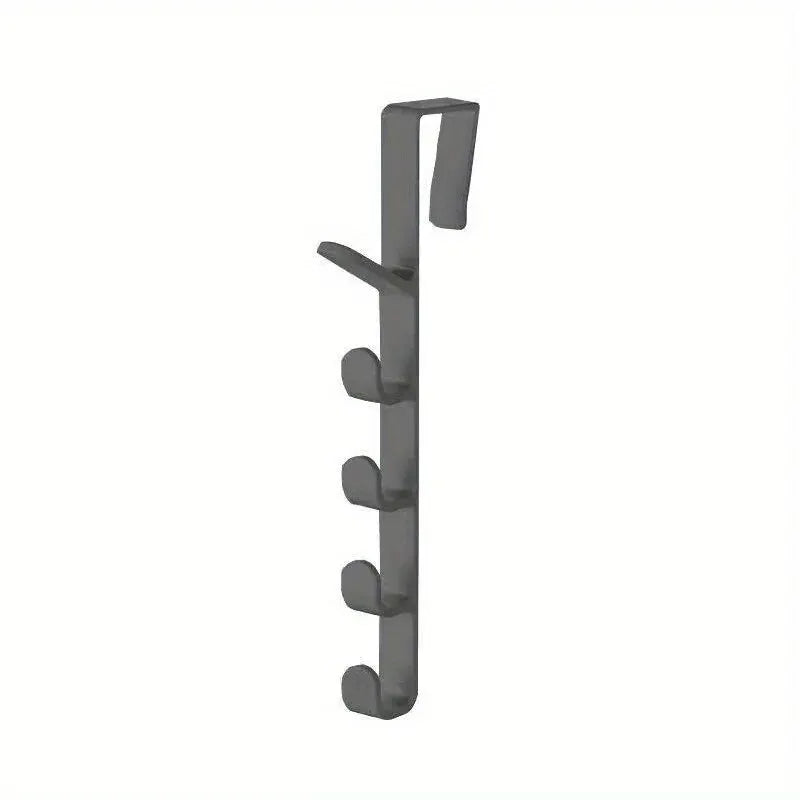 Over The Door Plastic Clothes Hanging Rack Bedroom Door Hanger Hooks Home Storage Organizer Purse H 6