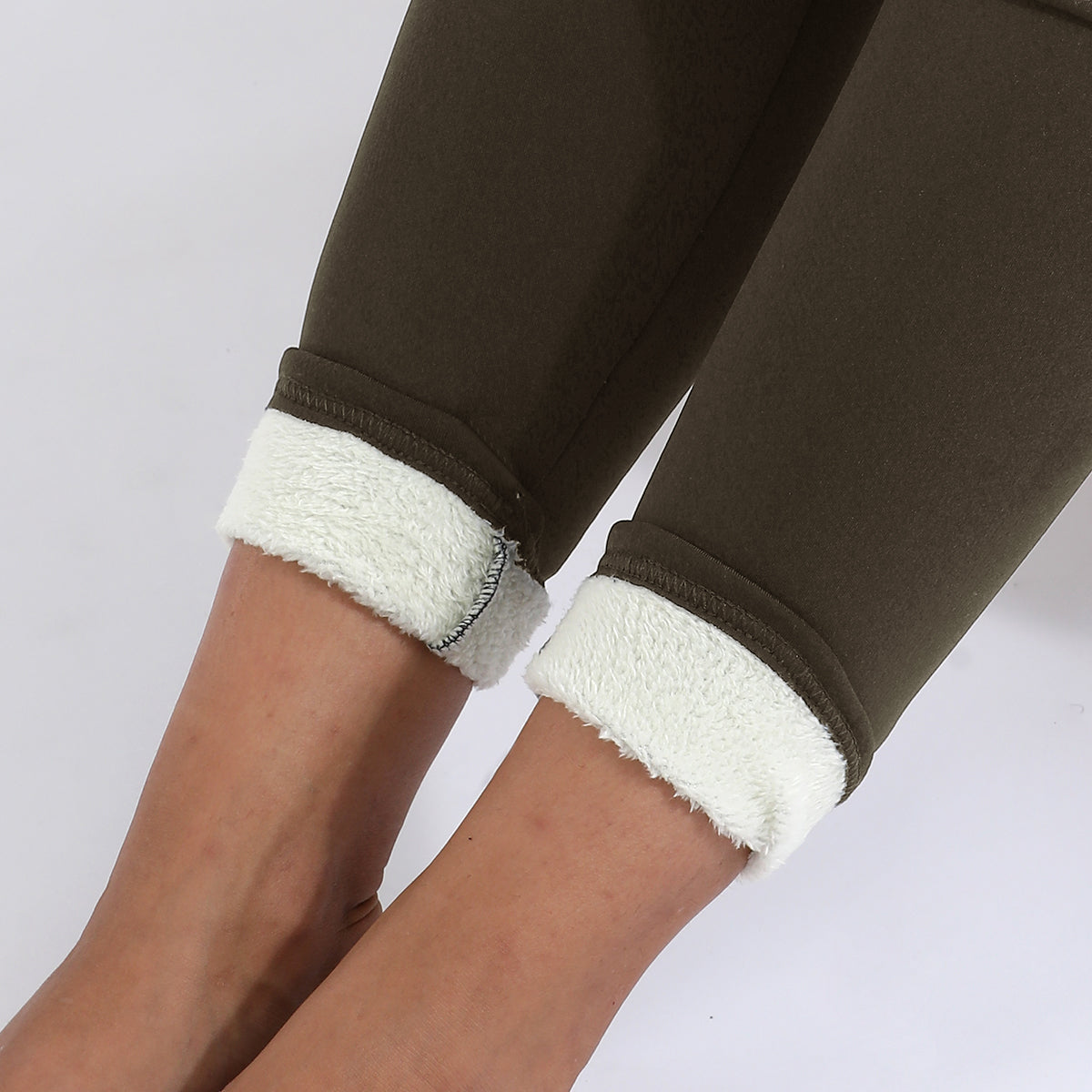Women Winter Warm Leggings, High Waist Velvet Stretch Pants, Thick Casual Plus Size Leggings