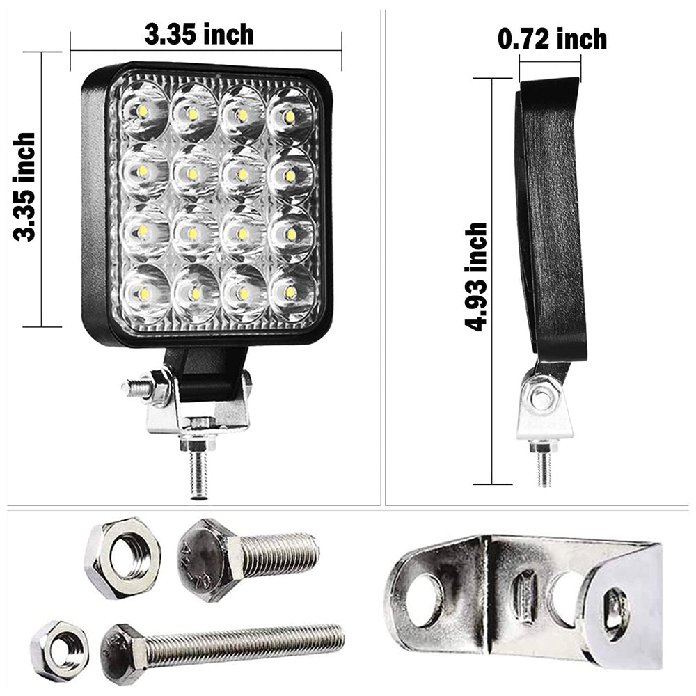 Offroad LED Light Bar Work Spotlight For Trucks SUV ATV Boat Headlight LED Fog Bar For Tractor 5