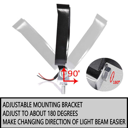 Offroad LED Light Bar Work Spotlight For Trucks SUV ATV Boat Headlight LED Fog Bar For Tractor 4