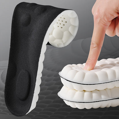 Soft Arch Support Orthotic Insoles, High Elasticity Latex Sport Insoles, Breathable Deodorant Shoe Pads for Comfort