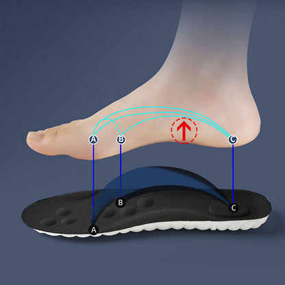 Soft Arch Support Orthotic Insoles High Elasticity Latex Sport Insoles Breathable Deodorant Shoe Pa 1