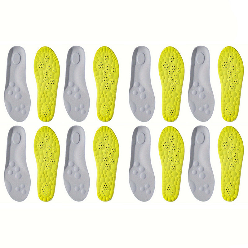Soft Arch Support Orthotic Insoles High Elasticity Latex Sport Insoles Breathable Deodorant Shoe Pa 16