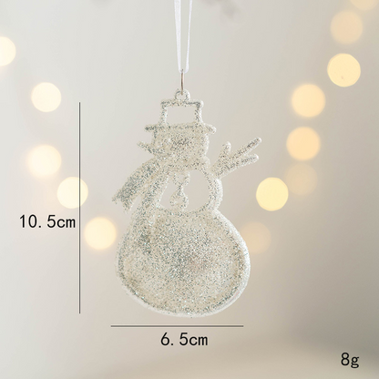 Merry Christmas Natal Ornament, Angel Girl Pentacle Pendant, Christmas Tree Hanging Pendant, Deer Christmas Decoration