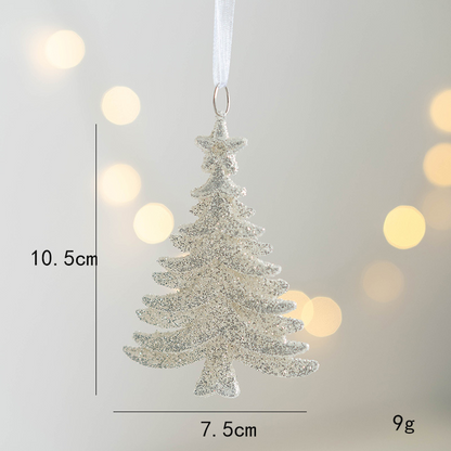 Merry Christmas Natal Ornament, Angel Girl Pentacle Pendant, Christmas Tree Hanging Pendant, Deer Christmas Decoration
