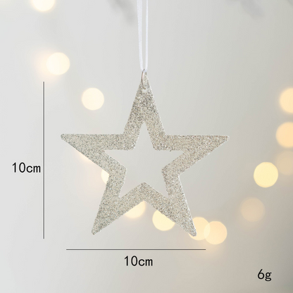 Merry Christmas Natal Ornament, Angel Girl Pentacle Pendant, Christmas Tree Hanging Pendant, Deer Christmas Decoration
