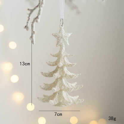 Merry Christmas Natal Ornament, Angel Girl Pentacle Pendant, Christmas Tree Hanging Pendant, Deer Christmas Decoration