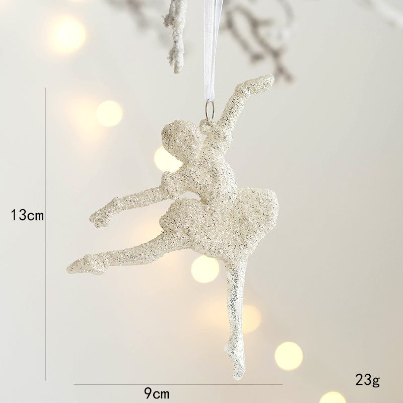 Merry Christmas Natal Ornament, Angel Girl Pentacle Pendant, Christmas Tree Hanging Pendant, Deer Christmas Decoration