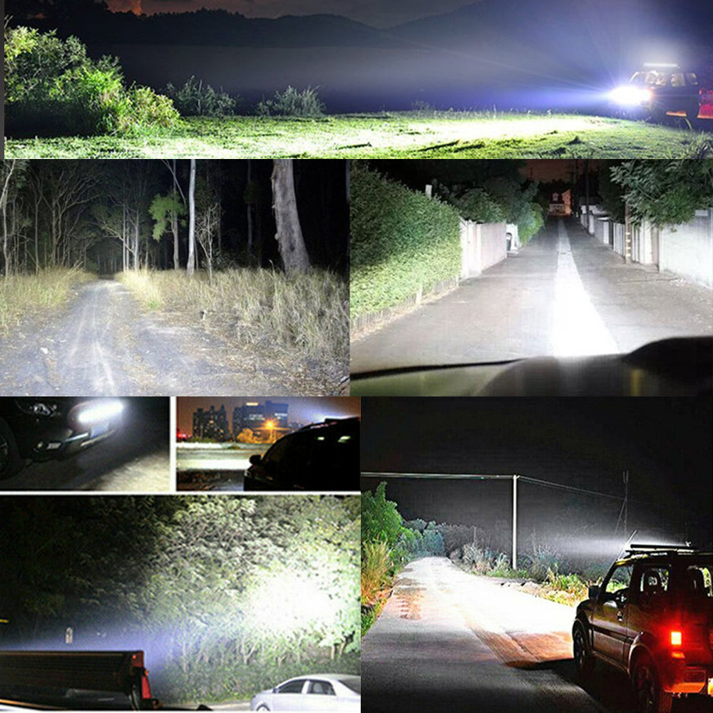 Slim Led Bar LIGHT, Spot Flood Offroad Light Bar for Trucks, Boat, Tractor, and SUV Driving