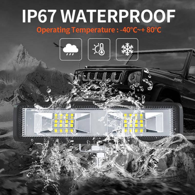 Off Road LED Light Bar 4X4 Accessories Powerful Working Light For Truck Jeep Car Boat Tractor SUV A 1