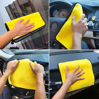 Microfiber Car Wash Towel, Car Cleaning Drying Cloth, Ultra Absorbent Care Cloth, Quick Dry Kitchen Towel
