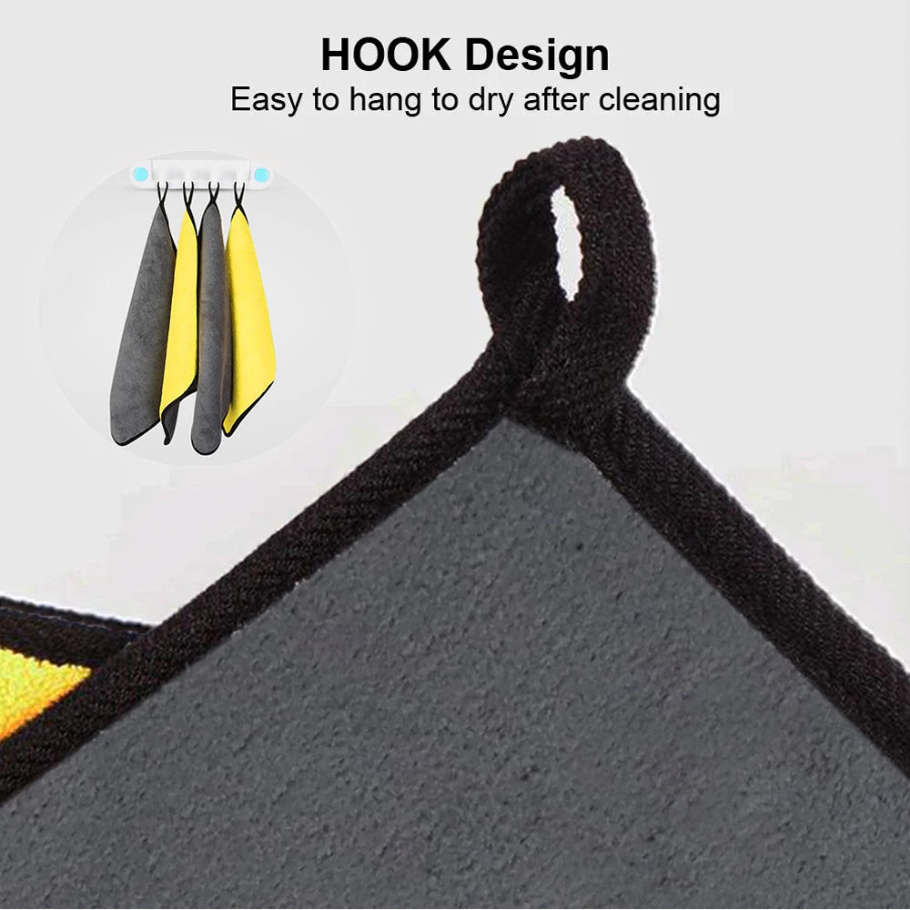 Microfiber Car Wash Towel Car Cleaning Drying Cloth Ultra Absorbent Care Cloth Quick Dry Kitchen To