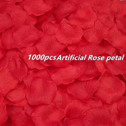 Romantic LED Heart Candle  Rose Petal Set  2448 Pack Flameless Tea Lights For Weddings Anniversarie 6