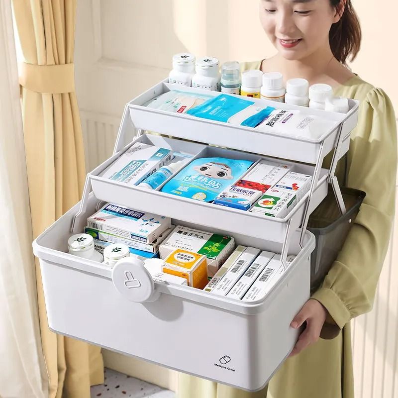 Large Capacity Family Medicine Storage Box