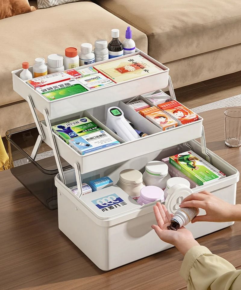 Large Capacity Family Medicine Storage Box 4