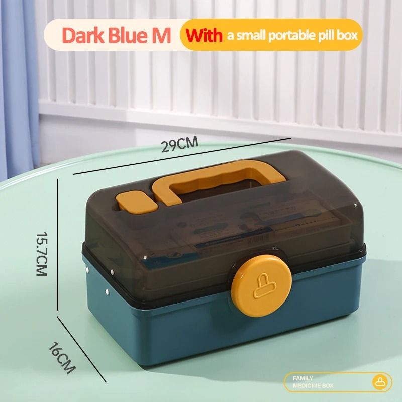 Large Capacity Family Medicine Storage Box 6
