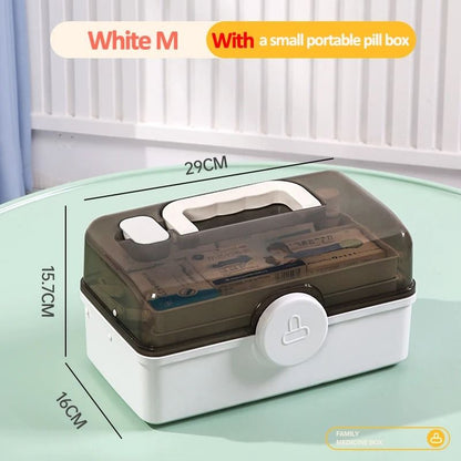 Large Capacity Family Medicine Storage Box 8