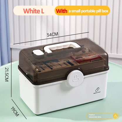 Large Capacity Family Medicine Storage Box 9