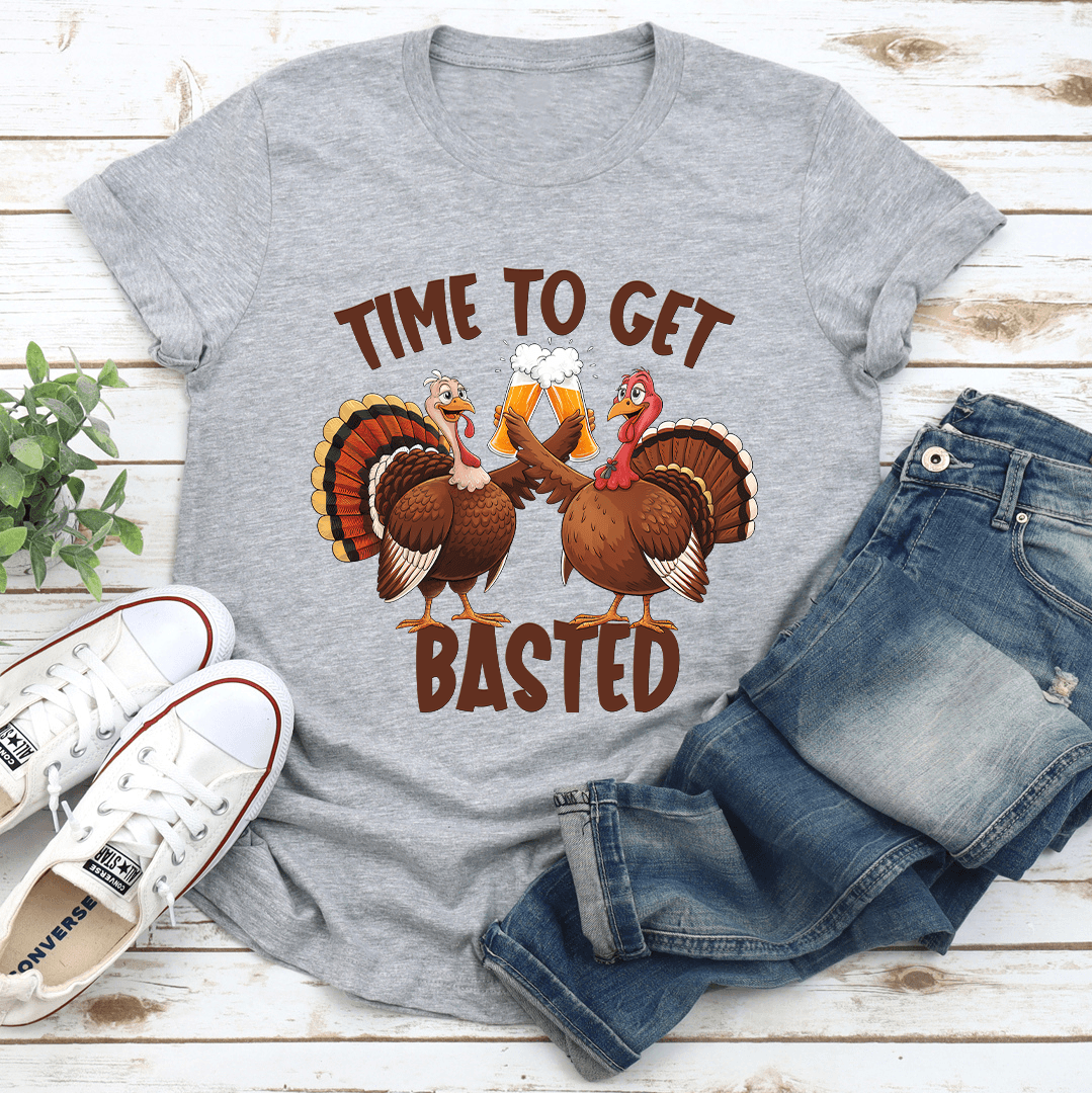 Time To Get Basted Tee 3
