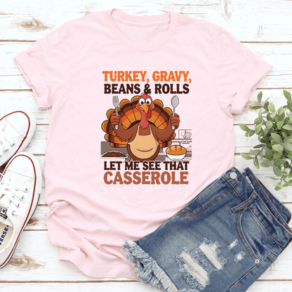 Turkey Gravy Beans Rolls Tee 2