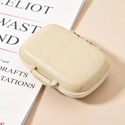 Mini 8Compartment Travel Pill Organizer Box 9
