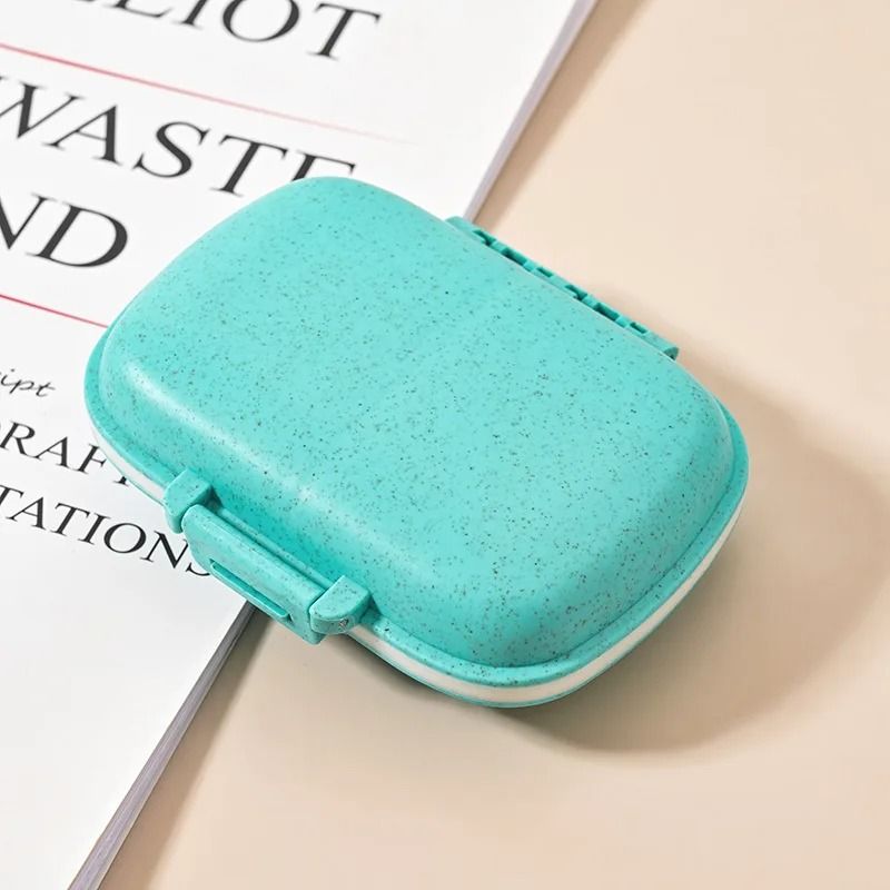 Mini 8Compartment Travel Pill Organizer Box 7