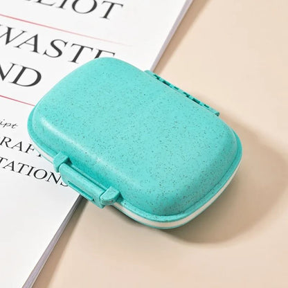 Mini 8Compartment Travel Pill Organizer Box 7
