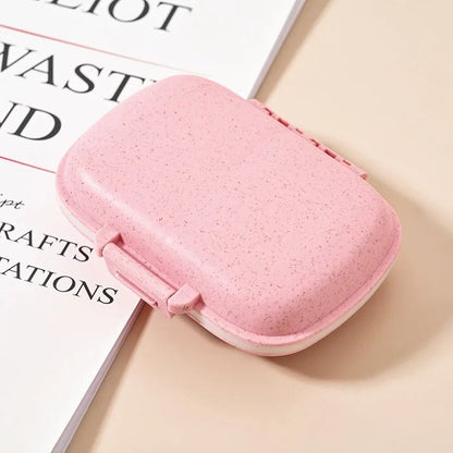 Mini 8Compartment Travel Pill Organizer Box 8