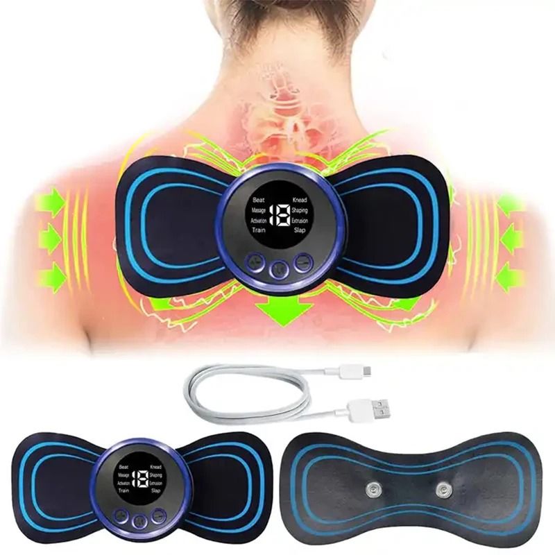 Mini EMS Neck and Body Muscle Stimulator Massager