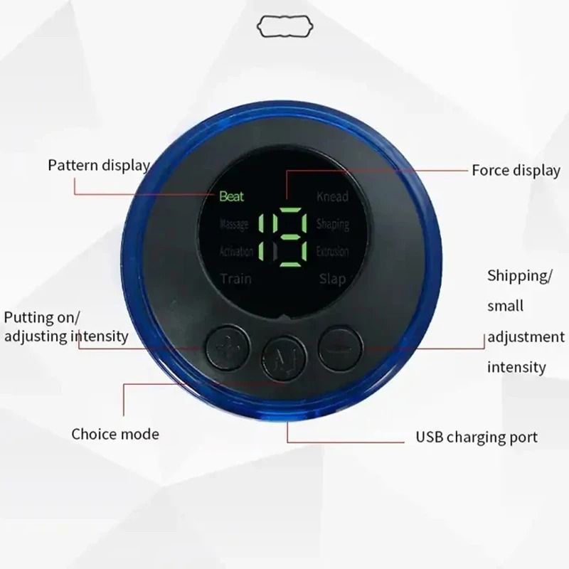 Mini EMS Neck And Body Muscle Stimulator Massager 2
