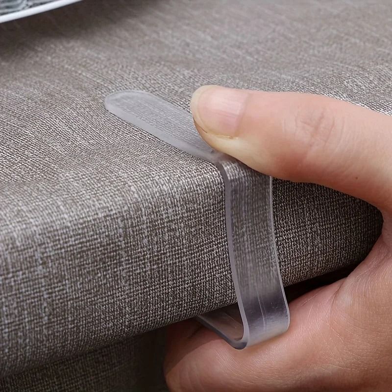 10 Pcs Transparent Tablecloth Clips Set 1