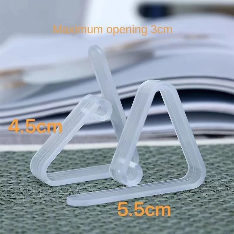10 Pcs Transparent Tablecloth Clips Set 5