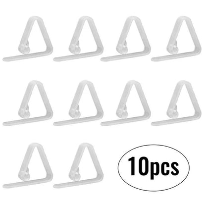 10 Pcs Transparent Tablecloth Clips Set 6